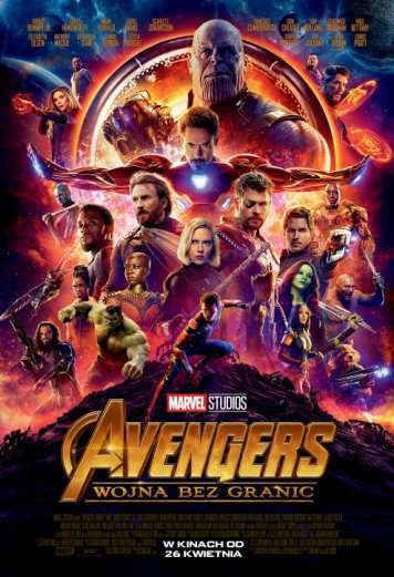 Plakat Avengers: Wojna bez granic
